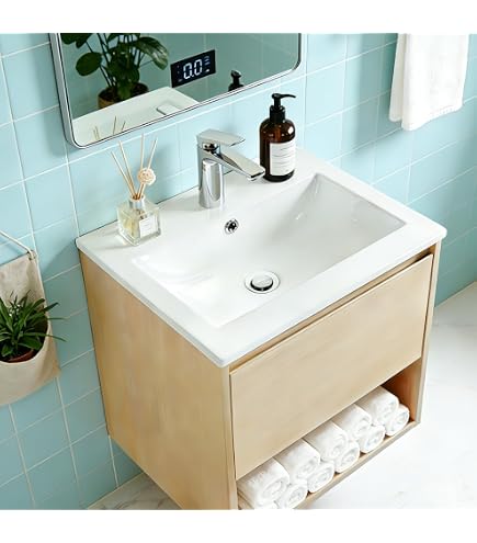 Vasque cuivre rouge ovale arocaine à encastrer évier lave ain lavabo