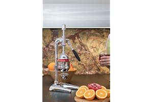 Optimum-Aqualotus profesjonalna ręka wyciskarka do soków cytrusów, pomarańcze, granat, chrom, XL