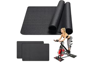 LOMUG löpband, 5 mm halkfri peloton golvskyddsmatta, dubbelmatta golvskyddsmatta träningsutrustning för sportutrustning hem g