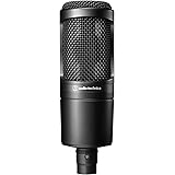 Audio-Technica AT2020 Cardioid Condenser Studio XLR Microphone, Ideal for Project/Home Studio Applications: 