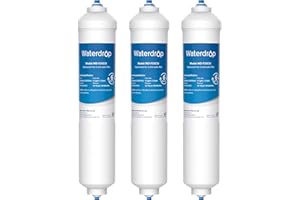 Waterdrop DA29-10105J Recambio para Filtro de Agua de Frigorífico Samsung®, Filtro de Agua Samsung® DA29-10105J HAFEX/EXP, DA2010CB, Filtro de Agua en Línea LG® HAIER® (3)