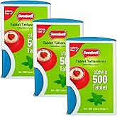 Sweetwell Stevia Tablet Tatlandırıcı 500 Tablet x 3 Adet Sıfır Kalori