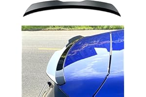 CAOZIXMB Spoiler Auto per Fiat Punto Evo (199) Hatchback 2009 2010 2011, Car Spoiler Leicht Langlebig Geringer Widerstand Einfach Zu Installieren Accessori Auto,Matt Black