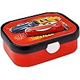 Mepal - Lunch Box Campus - Bento Lunch Box for Children - Lunch Box with Bento Compartment & Fork - Lunch Box with Clip Closure - BPA-Free & Dishwasher Safe - 750 ml - Cars