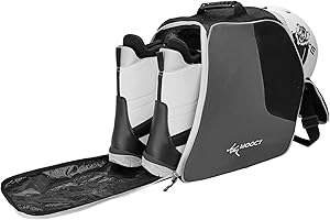 MOPHOEXII Ski Boot Bag,Snowboard Boots Bag for Adult and Youth-Waterproof Travel for Ski Helmets, Goggles, Gloves, Ski Apparel & Boot Storage