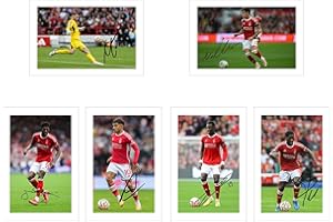 RJR PRINTS Set of 18 Nottingham Forest 2023/24 Players Signed 6X4 Inch Photo Prints - Pre Printed Signatures Autograph Kids/Men/Women Gift.