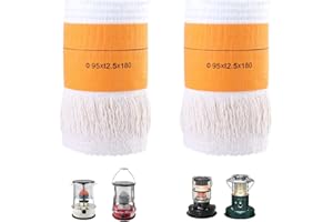CRESBEL Lot de 2 mèches pour four à pétrole d'intérieur,Mèche de rechange pour chauffage au pétrole,Chauffage de tente,Pour camping,Four à pétrole