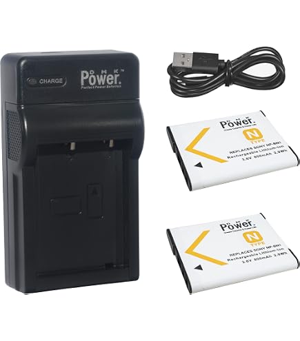 DSTE 2PCS NP-BG1 Batería y Cargador Compatible con Sony Cyber-Shot DSC-T20 DSC-T100 DSC-W30 DSC-W50 DSC-W55 DSC-W70 DSC-W120 DSC-W130 DSTE 2PCS NP-BG1 Batería y Cargador Compatible con Sony Cyber-Shot DSC-T20 DSC-T100 DSC-W30 DSC-W50 DSC-W55 DSC-W70 DSC-W120 DSC-W130