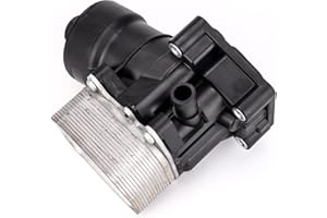 3mirrors Engine Oil Filter Housing Oil Cooler Assembly Compatible with 2012-2014 VW Amarok Passat Audi A3 Q3 2.0 TDI 03L115389H 03L115389B 03L115389C 03L115389G