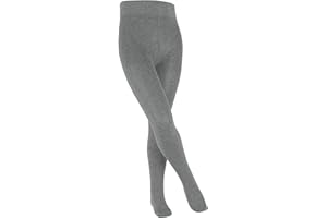 FALKE unisex niños Family pantimedias transpirable sostenible algodón opaco mate liso con cintura confortable costura plana antideslizante para dedos sin presión 1 pieza