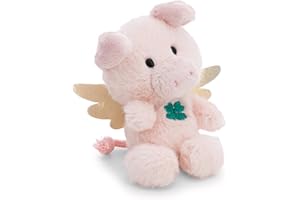 ‎NICI Kuscheltier Schutzengel Schwein 12cm in Geschenkbox 12x6,5x9,5cm, Pink