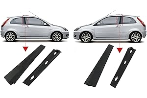 MKAREPART Paire de garnitures de pilier de porte pour Fiesta MK6 3DR 2002-2008 1473662 1473663