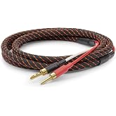 Dynavox Perfect Sound Flex Speaker Cable, Made Extremely Flexible, Gold Plated Hollow Banana Connectors, Lossless Signal Tran