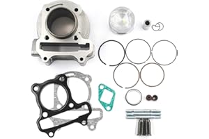 Trkimal Performance Upgrade Big Bore Cylinder Kit GY6 80cc 47mm for GY6 49cc 50cc 139QMB ATV Scooter Moped Go Kart