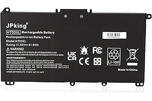 JPking HT03XL Batería para HP Pavilion 250 G7 255 G7 14-CE 14-CF 14-CK 14-cm 14Q-CY 14S-CF 15-CS 15-CW 15-DA 15-CR 15-CU 17-by 255 G5 348 L11421-542 HSTNN-LB8M 17-CA Series HSTNN-1B80 HSTNN-DB8R