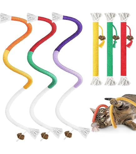 Sysmashing 12-Pack Silvervine Cat Toys – Edible Chew Sticks With Catnip For Teeth Cleaning & Stress Relief