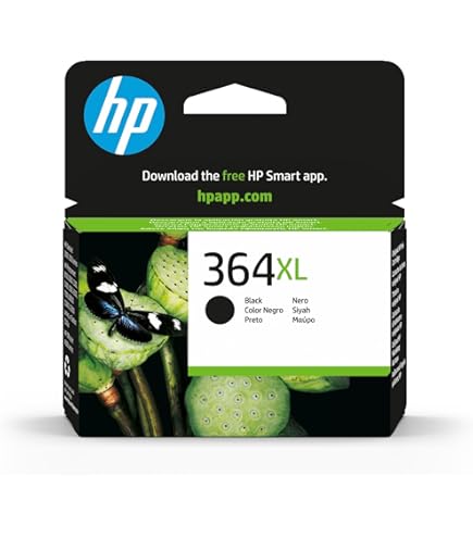 HP 364 CB320EE, Amarillo, Cartucho de Tinta Original, de 300 páginas, para impresoras HP Photosmart serie C5300, C6300, B210, B110 y Deskjet serie 3520 : Unknown