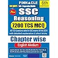 Pinnacle SSC Reasoning 7200 TCS MCQ Chapter Wise 6th edition with detailed explanation & short tricks English medium