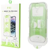 HEARTZ ESD 5D Premium Cam Ekran Koruyucu iPhone ile Uyumlu Ultra Koruma Kendiliğinden Uygulama Y&uuml;ksek Dokunma Hassasiyeti Apa