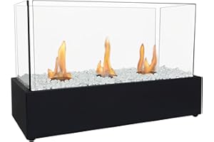 ‎PURLINE PURLINE Nympha Plus Bioethanol Tischkaminen mit Dreifachbrenner für Innen- und Außenbereich