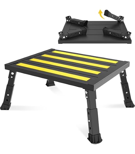 Escabeau Pliable Multifonction Siwitec 2en1 Avec Boîte De Rangement - Jusqu'à 150 Kg, Tabouret Portable Léger Et Marchepied Stable