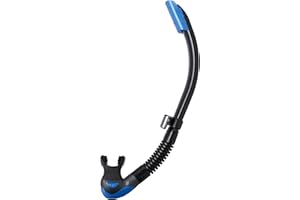 Tusa Platina Hyperdry II Scuba Diving Snorkel Black Silicone