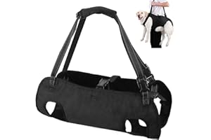 RAINMAE Dog Lift Harness Adjustable Emergency Pet Support Sling Mobility Assistance Vest for Senior Elderly Dogs with Joint Injuries Rehabilitation Dog Carrier Lifting Straps for Back Legs