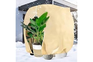 ACTOYS Voile Hivernage Plante Exterieur, Housse Hivernage Plante Exterieur, Toile Hivernage, Voile d'Hivernage, Protection Plantes Exterieur Hiver, Housses de Protection pour Plantes 70g/m²-120*180 CM