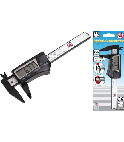 Calibro Digitale 0-50 Mm - Portatile, Antiusura, Per Misurazioni Di Precisione Su Metalleria, Legno, Gioielli
