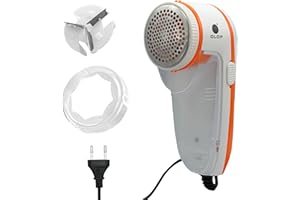 GENERICO Levapelucchi Elettrico Potenziato – Rimuovi Pelucchi con Lame in Acciaio Inox – Alimentazione a Cavo 1,5m – Per Vestiti, Tessuti e Mobili