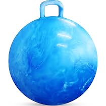 Balle Sauteuse 45 Cm Avec Poignée - Pour Enfants 3-8 Ans, Charge 100 Kg, Antidérapante, Pompe Incluse - 5
