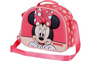 KARACTERMANIA Myszka Minnie Bobblehead-Torba na Lunch 3D, Różowa, 25,5 x 20 cm