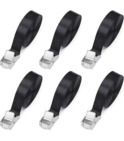Kit De 10 Sangles De Serrage 2,5 M - Pour Attacher Vélos, Bagages, Matériel