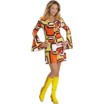 Perruque Olivia Blonde Années 70 - Widmann - Pour Fête, Carnaval, Déguisement