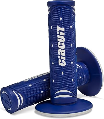 One By Camamoto Cod. 77344317E Paire De Poignées Compatible Avec Moto Et Scooter, Avec Adhérence Optimale Produit Facile à Installer, ø Gauche 22 Mm/dx 25 Mm - Longueur 135 Mm