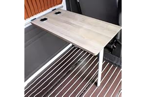 Ddasam Wohnmobiltische mit 2 Schalenschlitzen wohnmobiltische klappbar Yachting-Tische campingtisch klappbar für Campingausflüge, Wohnwagen, Wohnmobil, Autofahrten