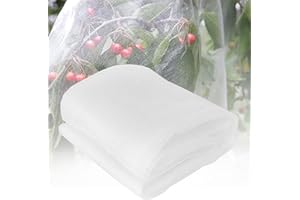 HUAHUANGHUI 3m x 10m Filet Anti Insecte,Filet Anti-Insectes pour Plantes,Filet de Jardin,Filet Anti Insectes Potager,Maille Fine Anti-Insecte en Maille pour Plante,Potager,Verger