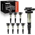 A-Premium Ignition Coils Pack Replacement for Land Rover LR3 Range Rover 2006-2009 Jaguar XJ8 XJR XKR 2004-2009 V8 4.2L 4.4L 8-PC Set