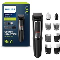 TONDEUSE MULTISTYLE 60MN NIMH 9ACC LAME 32MM CHEVEUX BARBE NEZ ...