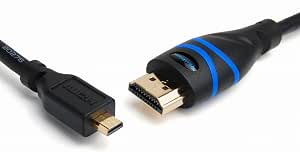 BlueRigger Micro HDMI to HDMI Cable (3M, 4K 60Hz, HDR, High Speed, Ethernet) - Compatible with GoPro Hero 7/6/5/4, Raspberry Pi 4, Sony A6000/A6300 Camera, Nikon B500, Lenovo Yoga 3 Pro, Yoga 710