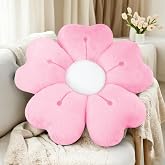 Flower Floor Cushion Seat Cushion Flower Floor Cushion Seat Cushion Floor Cushion 50 cm Cute Flower Cushion Soft Petal Cushion Flower-Shaped Throw Cushion Flower Cushion Pink