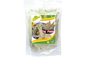 nalAmudhu Bay Leaves, Feuilles de laurier, feuilles de laurier séchées, feuilles de laurier entières, Bay Leaf, Tej Patta. Spice for cooking-50g