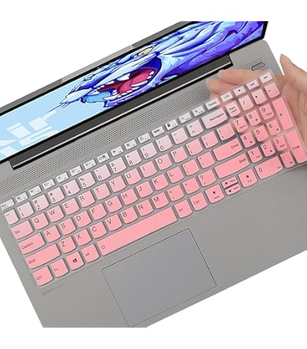 2 STK] Toetsenbord Cover voor Lenovo IdeaPad 5 15.6 inch, ideaPad Flex 5 15IIL05, ideaPad 3i 15, Lenovo Yoga 7i 15ITL5, Yoga Slim 7 15IIL05, Lenovo ThinkBook 15 G2 G3 15P Beschermende