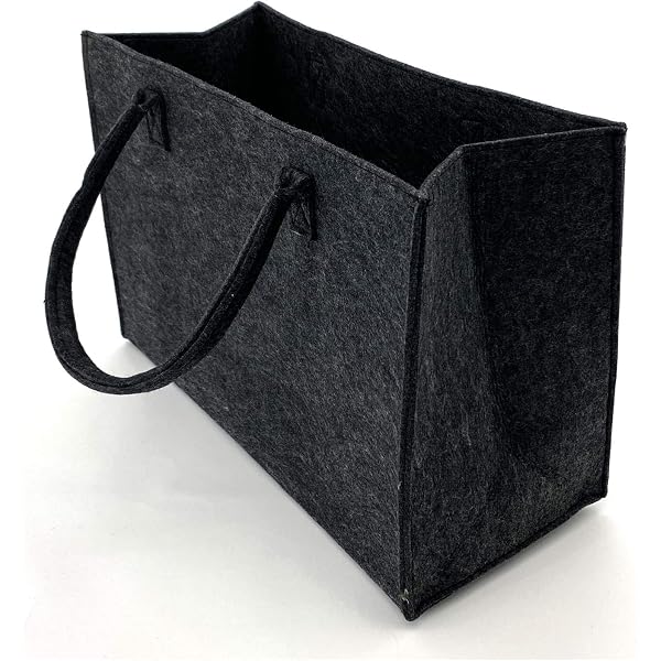 Filztasche "Moin" Mit Maritimem Design - 40x26x26 Cm, Aus Recyceltem PET, Robuste Henkel