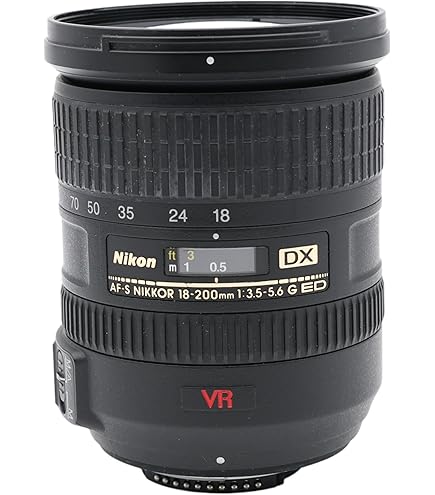 Nikon AF-S DX 18-200mm F3.5-5.6 G ED VR II - Objetivo con montura