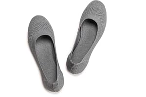 Frank Mully Women's Ballet Flats Slip On Knit Dress Shoes Pumps Shoes Round Toe…