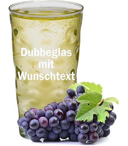 Pälzer Schobbe Dubbebecher 0,5 Liter – Unzerbrechlicher Plastikbecher Mit Weintrauben-Aufdruck, Spülmaschinenfest