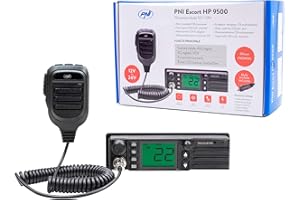 CB Radio PNI Escort HP 9500 multistandard, ASQ, VOX, Scan, 4W, AM-FM, 12V / 24V power supply, lighter plug included