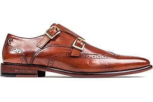 Simon Carter Mens Spaniel Monk Shoes Black