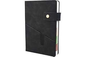 EARNING POWER Academic Diary Diary 2024-2025 A5 Page A Day,Productivity Daily Planner from Jul 2024 to Jun 2025 With Monthly Tabs, and Colorful Side Panels (8.5x5.9 inch)-Black